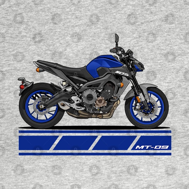 Motorbike Yamaha MT09 by idrdesign